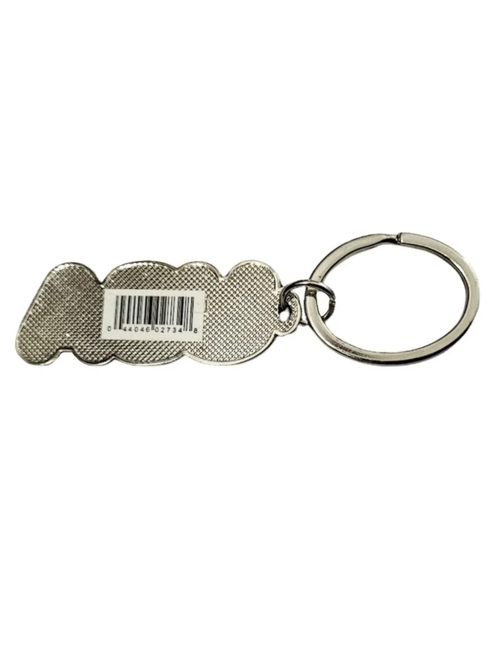 SWIBCO NW0T Red, White & Blue Galaxy Keychain Silver Metal USA